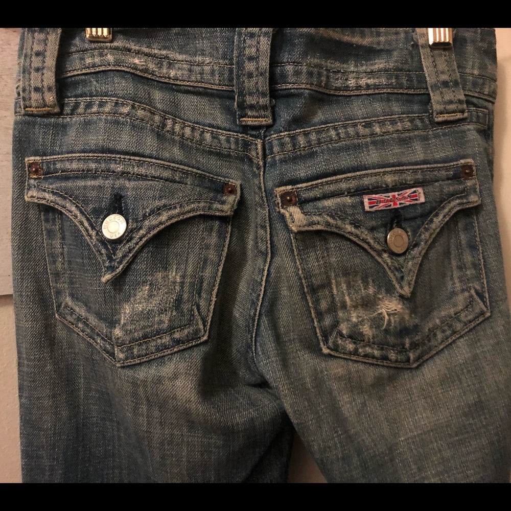 Hudson distressed jeans. Size 25.